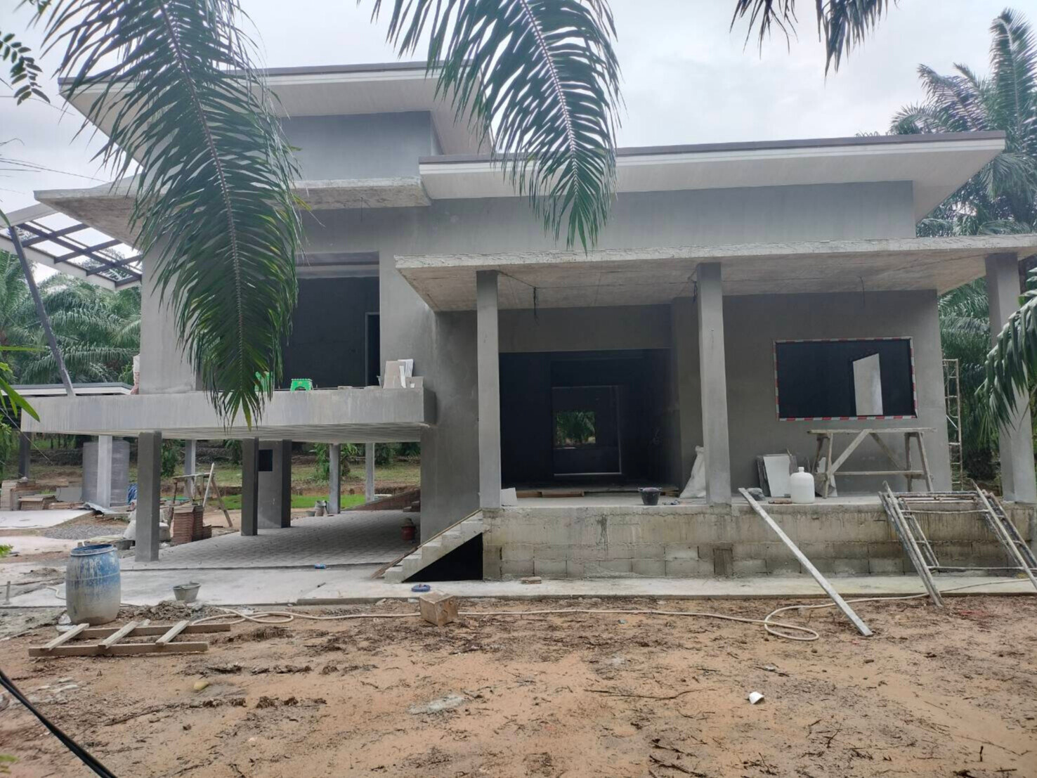 บ้านพักอาศัย คสล. ซ. น้ำตกเสม็ดชุน <br> ขนอม ส่งมอบงาน