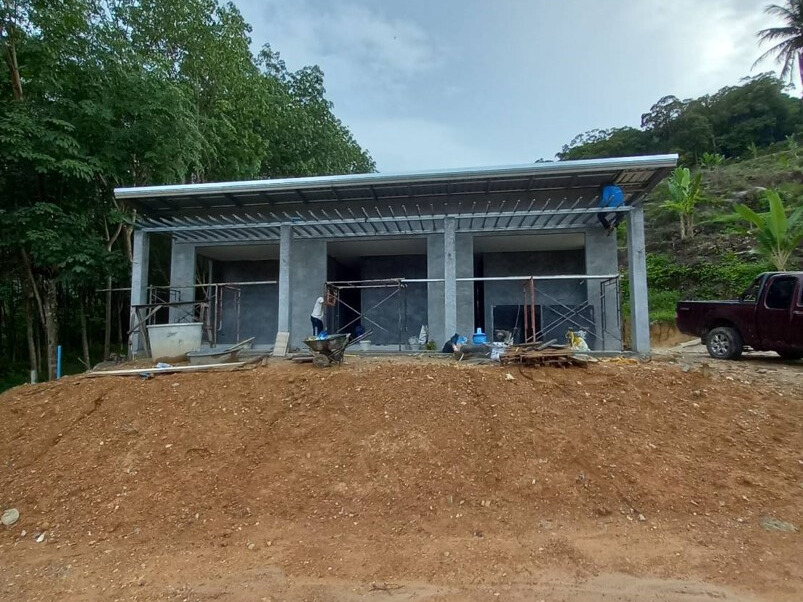 บ้านพักคนงาน คสล 1 ชั้น ซ.น้ำตกเสม็ดชุน <br> ขนอม ส่งมอบงาน