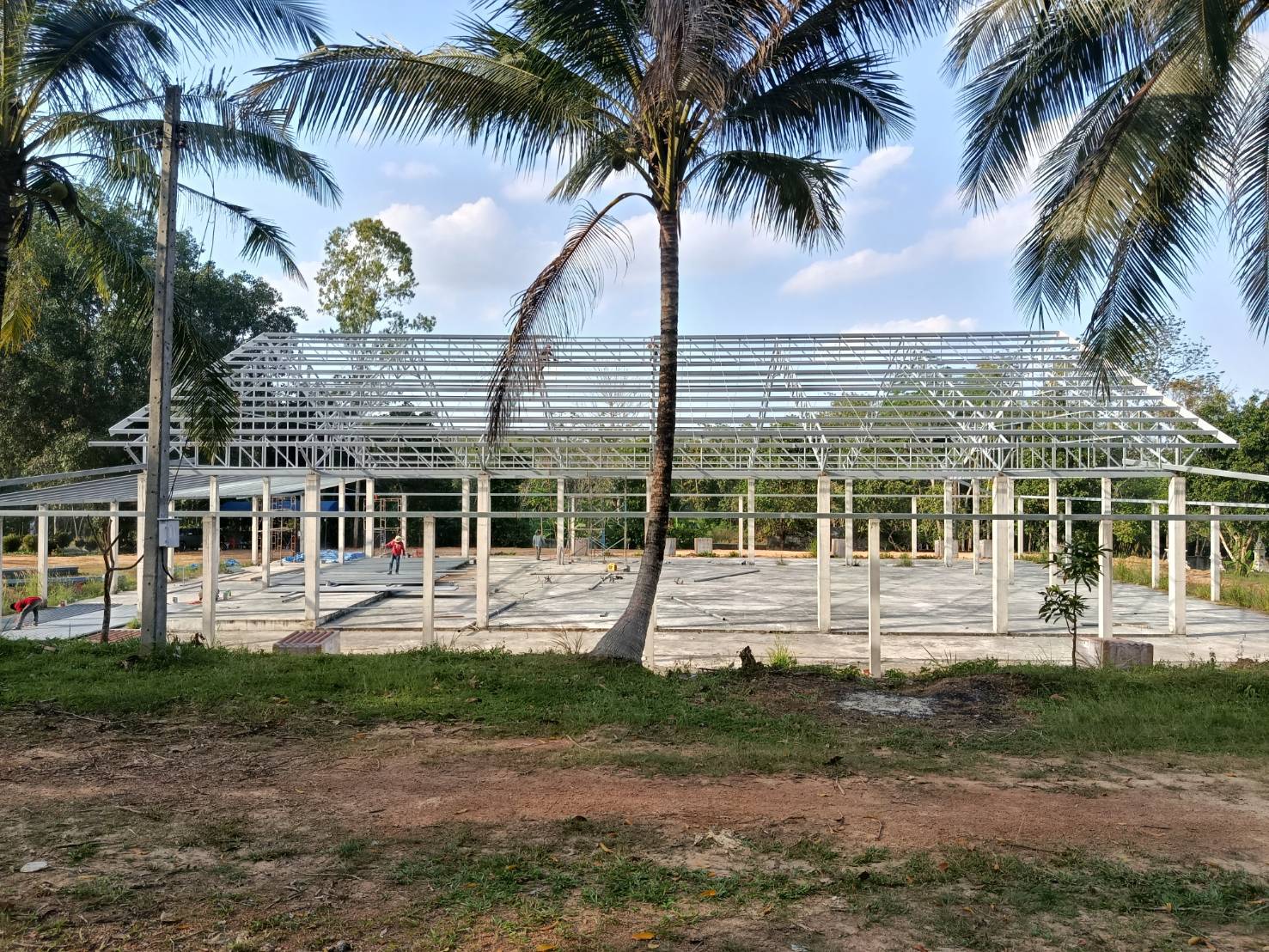 อาคารศาสนกิจ วัดพรหมมหาเถร </br>ชะอวด ส่งมอบงาน