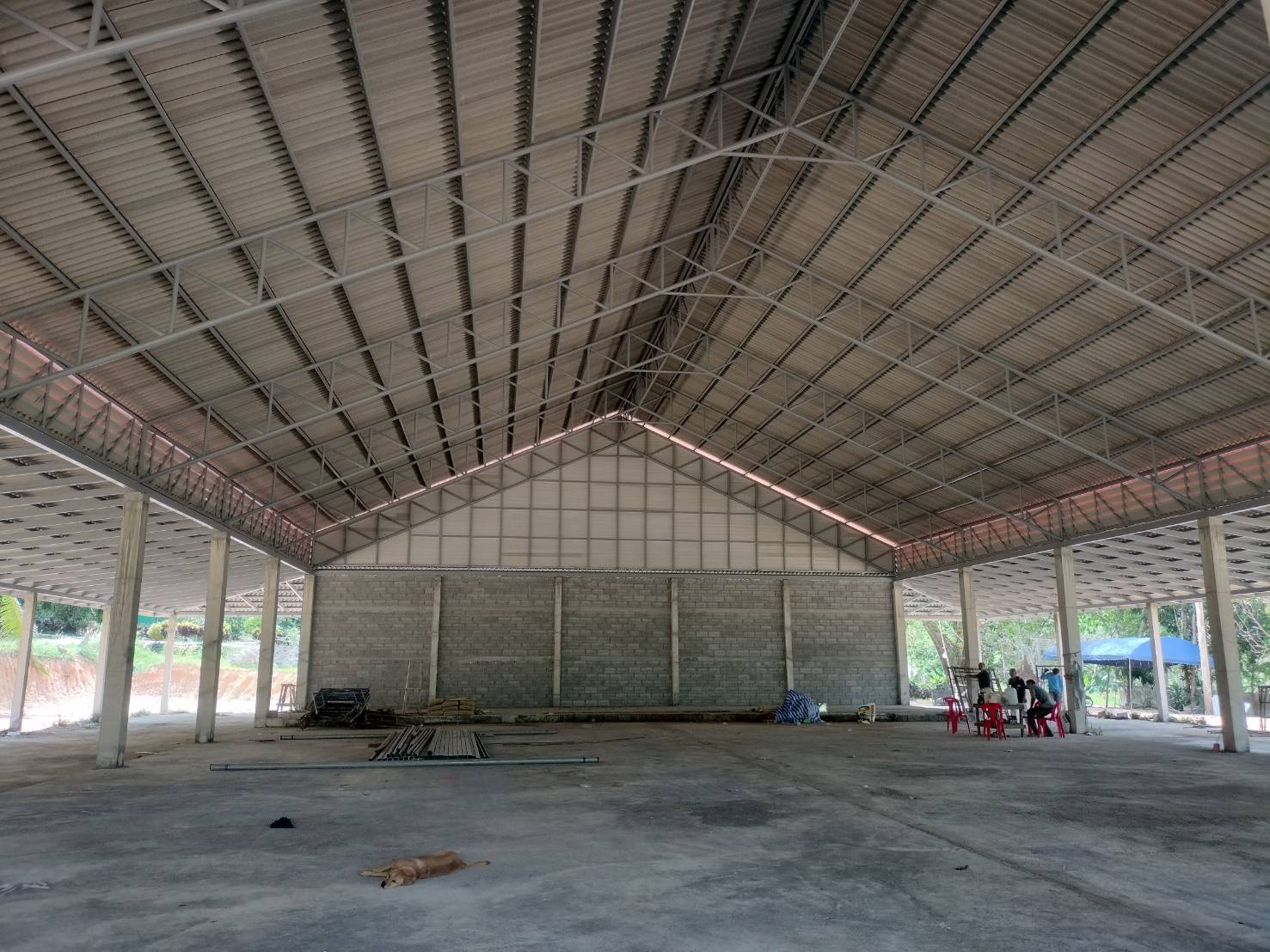 อาคารศาสนกิจ วัดพรหมมหาเถร </br>ชะอวด ส่งมอบงาน