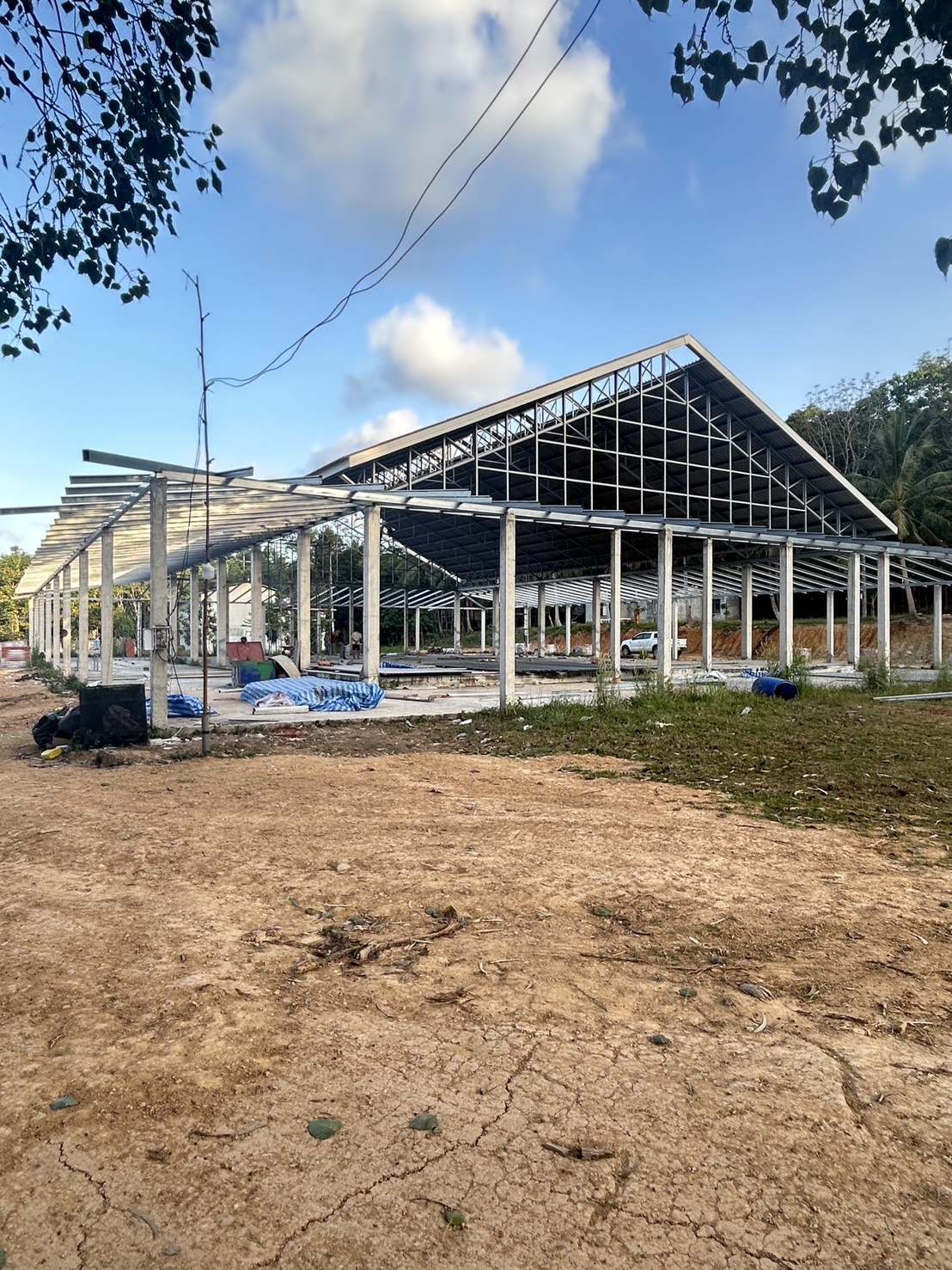 อาคารศาสนกิจ วัดพรหมมหาเถร </br>ชะอวด ส่งมอบงาน