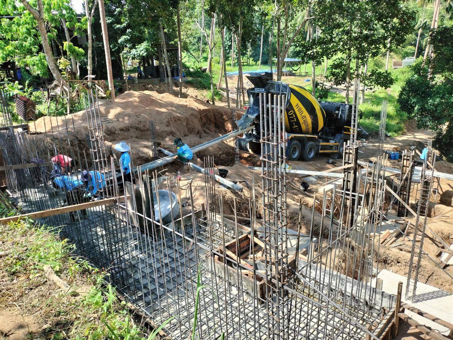 บ้าน คสล. สูง 2 ชั้น พร้อมสระน้ำ </br>เกาะสมุย