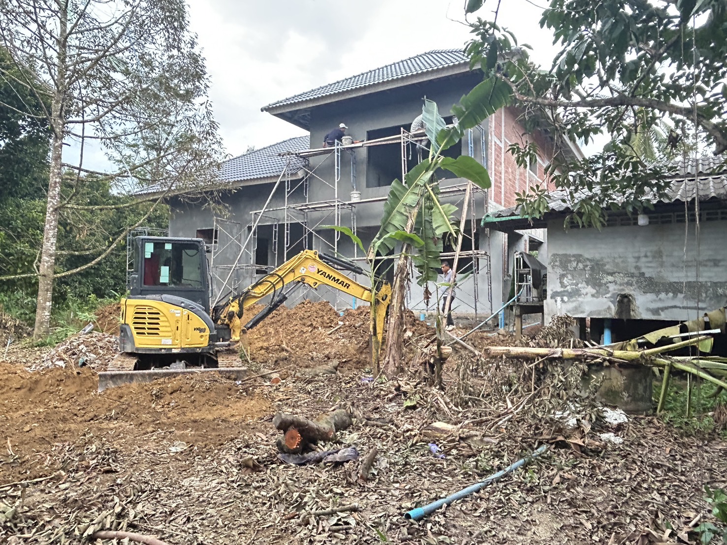 บ้าน คสล. 1 ชั้น คุณวิว </br> ชะอวด