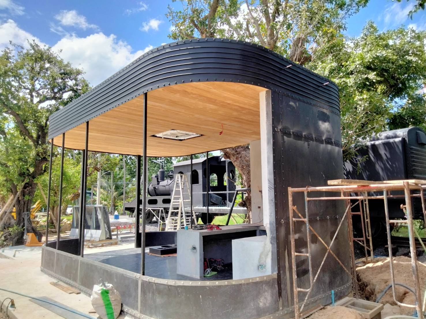 คาเฟ่ในโครงการขนอมสเตชั่น 549  ขนอม