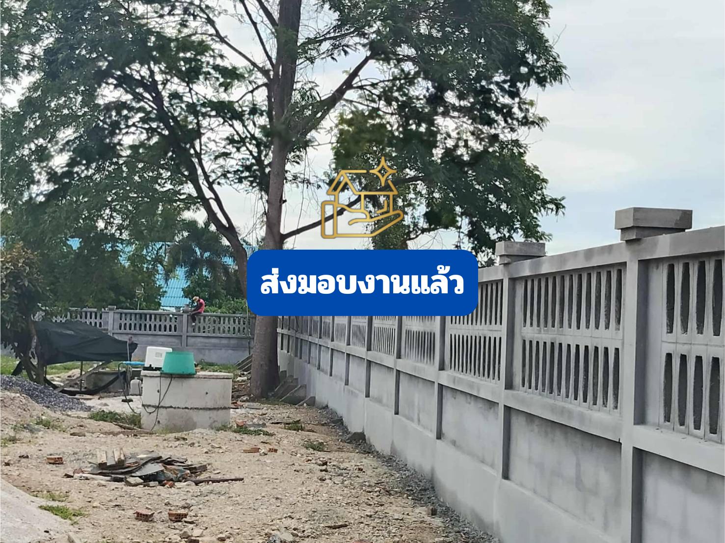 งานกำแพงกันดิน </br>ขนอม
