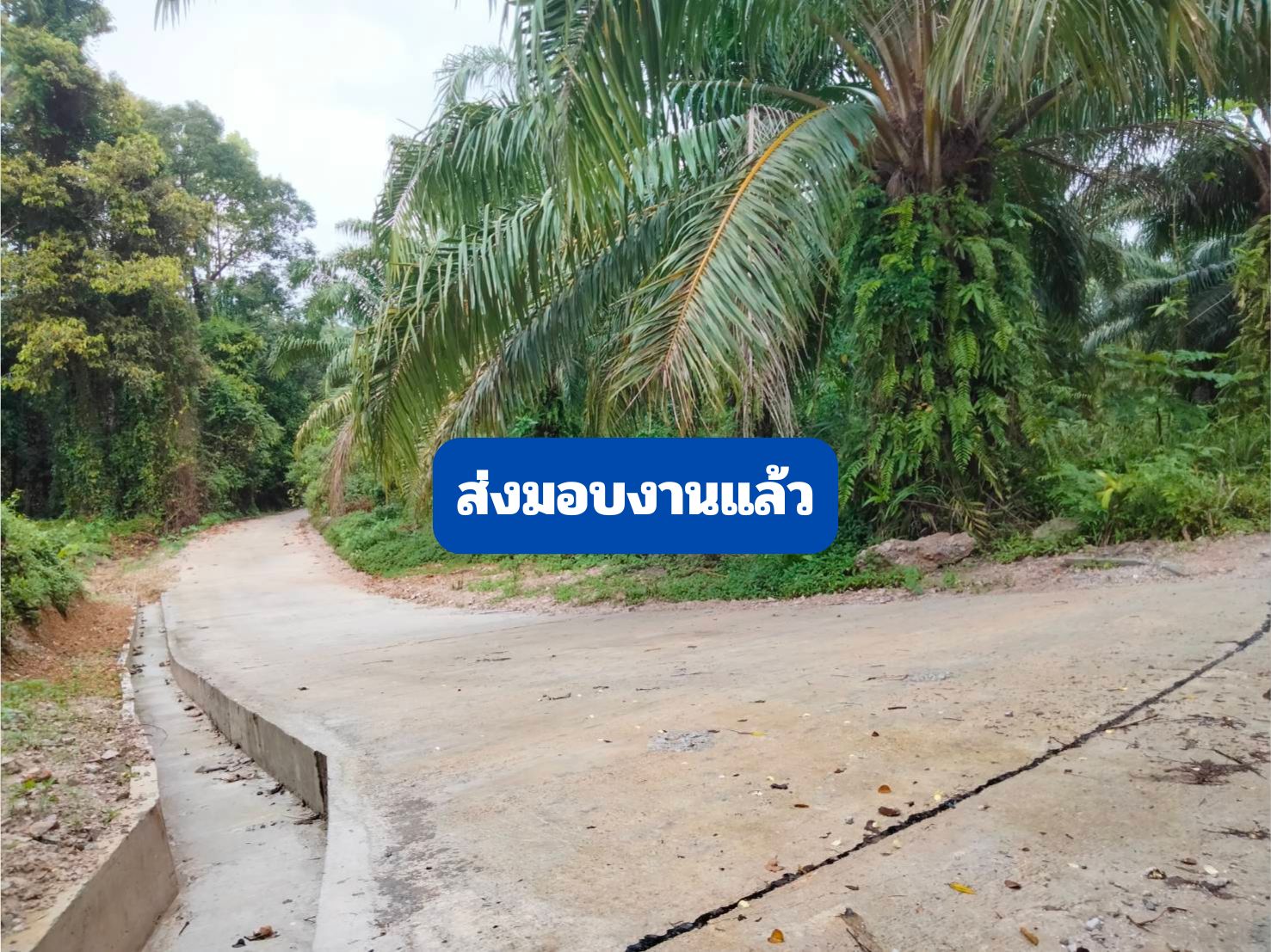 โครงการก่อสร้างถนนคอนกรีต ค.ส.ล. ซอยตาจัน -ยายจุก ขนอม